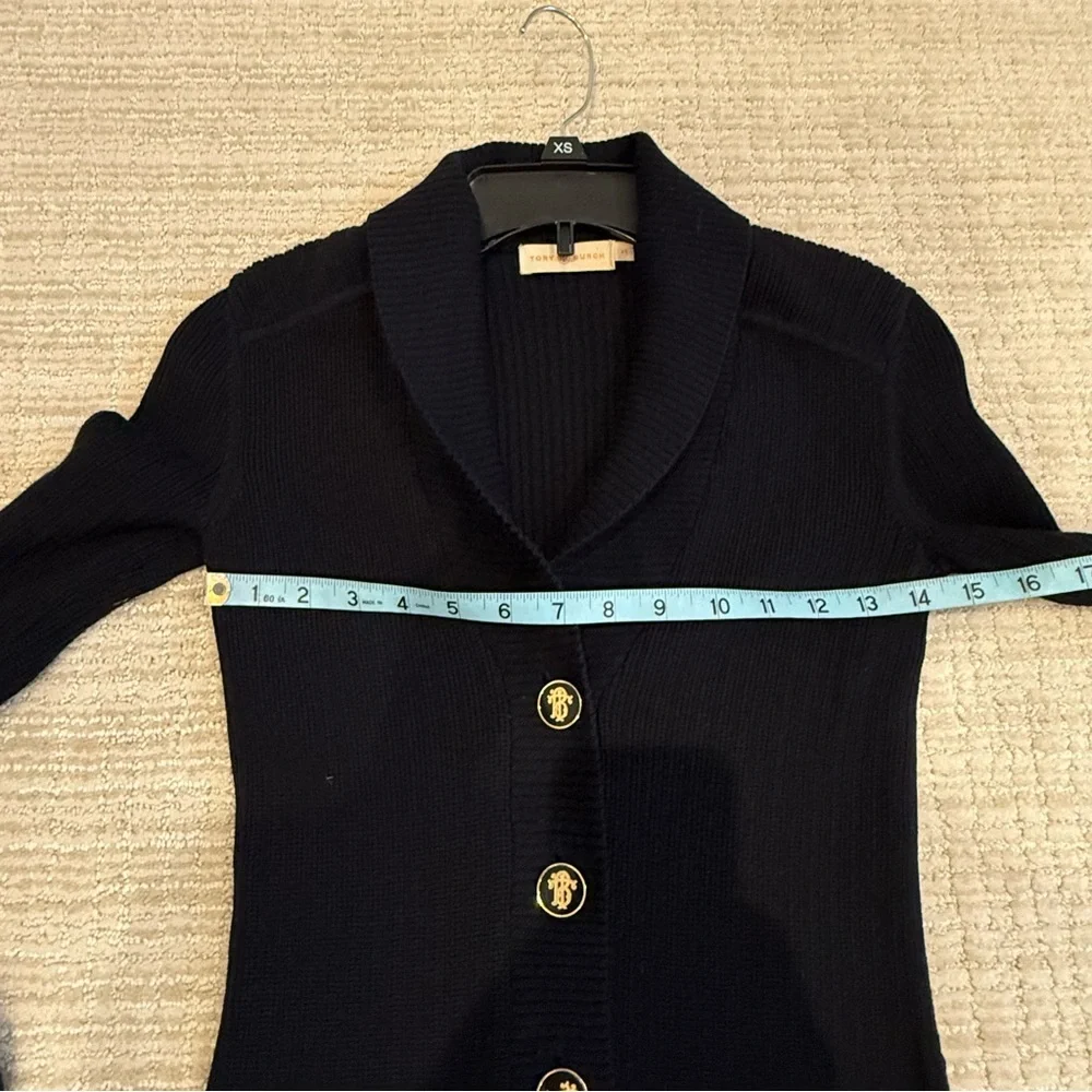 Tory Burch Long Button Sweater XS